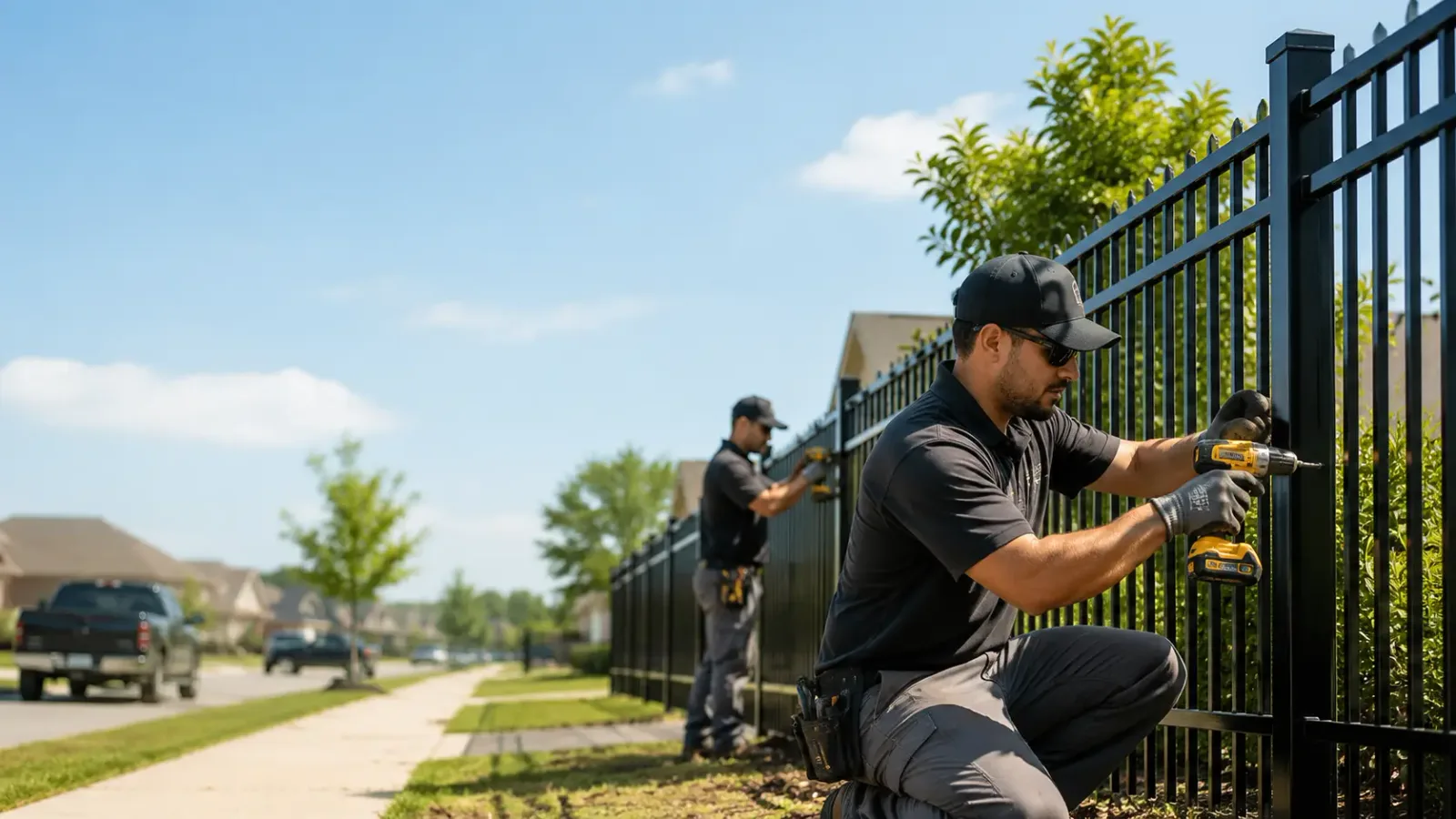 Metal Fence Installation in Madison, GA